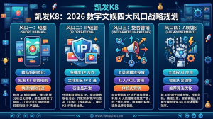 凯发 K8 如何在 2026 数字文娱四大风口：短剧、IP、营销、AI 重构产业？