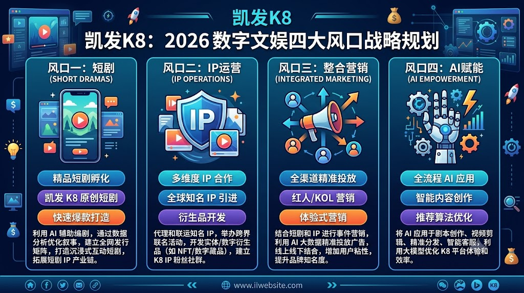 凯发 K8 如何在 2026 数字文娱四大风口：短剧、IP、营销、AI 重构产业？